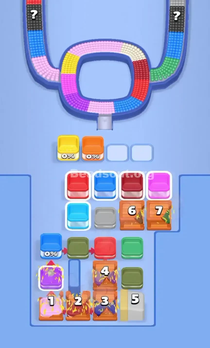 Beads Out Level 658 Screenshot