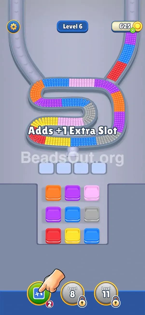 Beads Out Booster: Adds one more slot