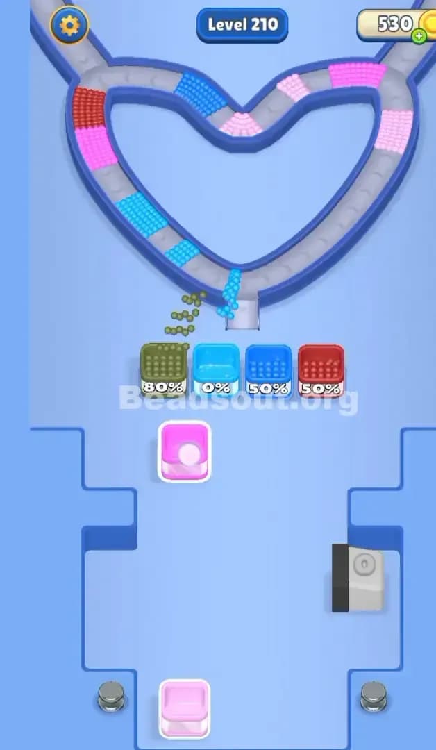 Beads Out Level 210 Solution 3