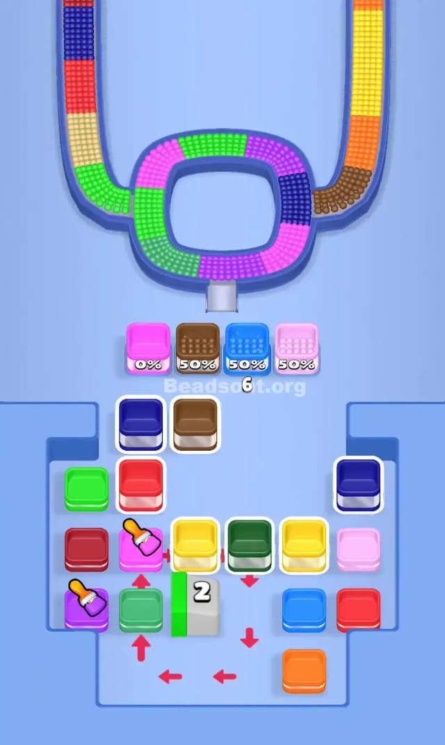 Beads Out Level 748 Solution 2