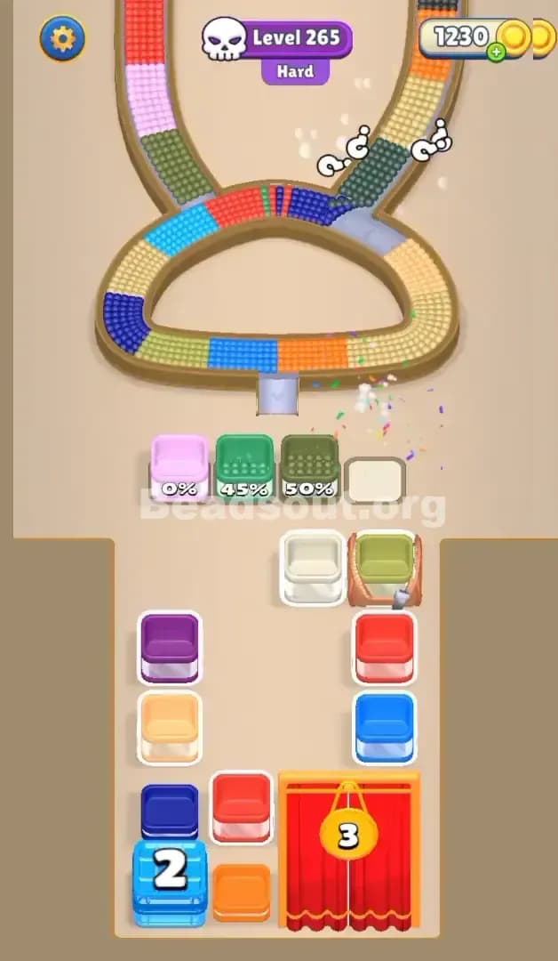 Beads Out Level 265 Solution 1