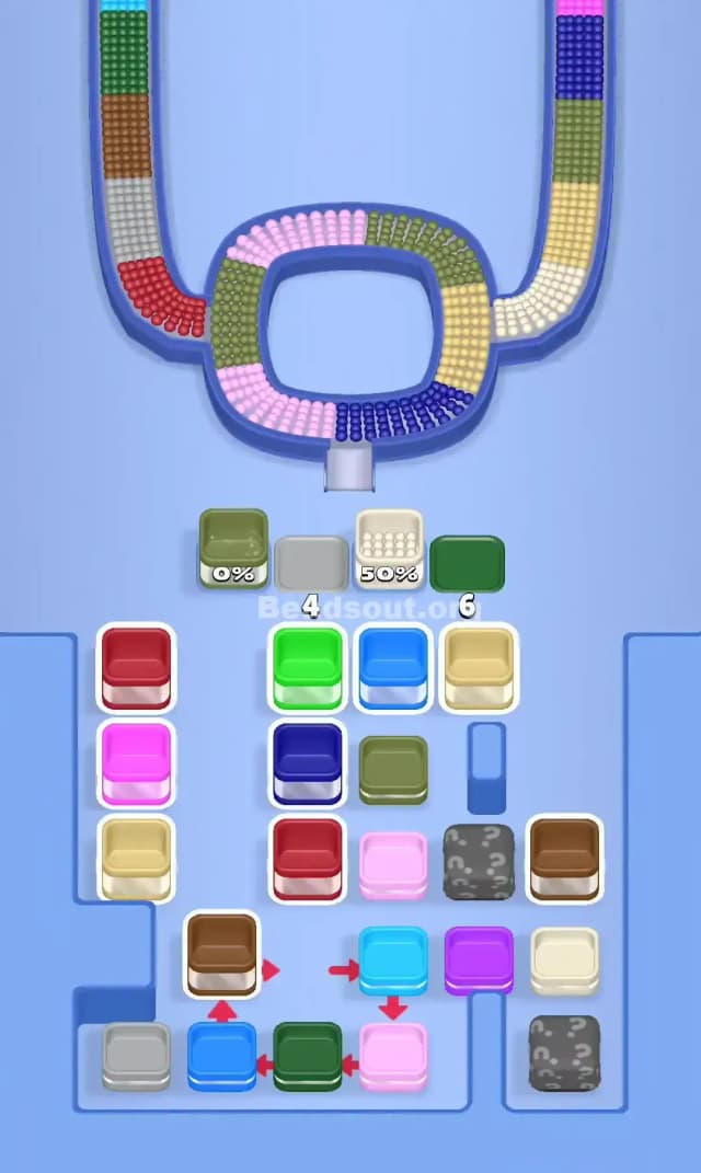 Beads Out Level 709 Solution 1