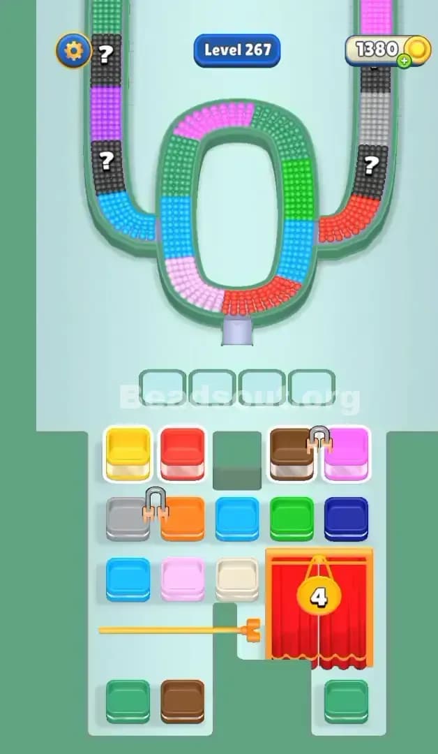 Beads Out Level 267 Gameplay