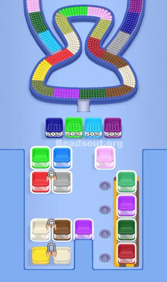 Beads Out Level 401 Solution 1