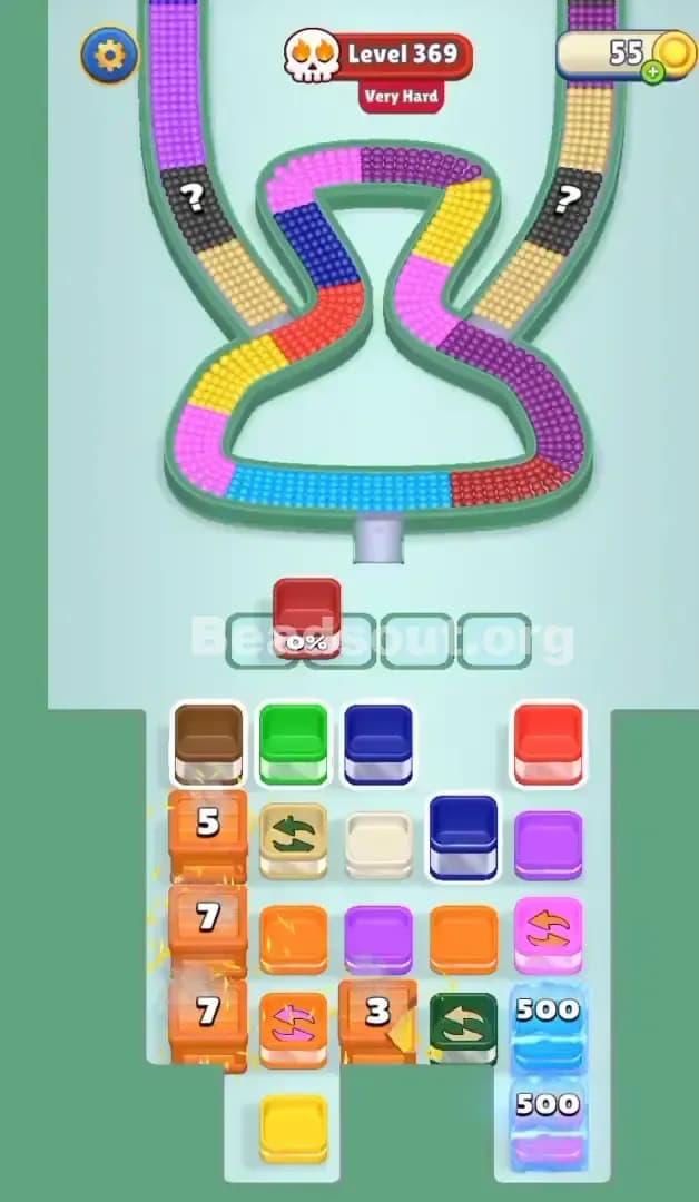 Beads Out Level 369 Gameplay