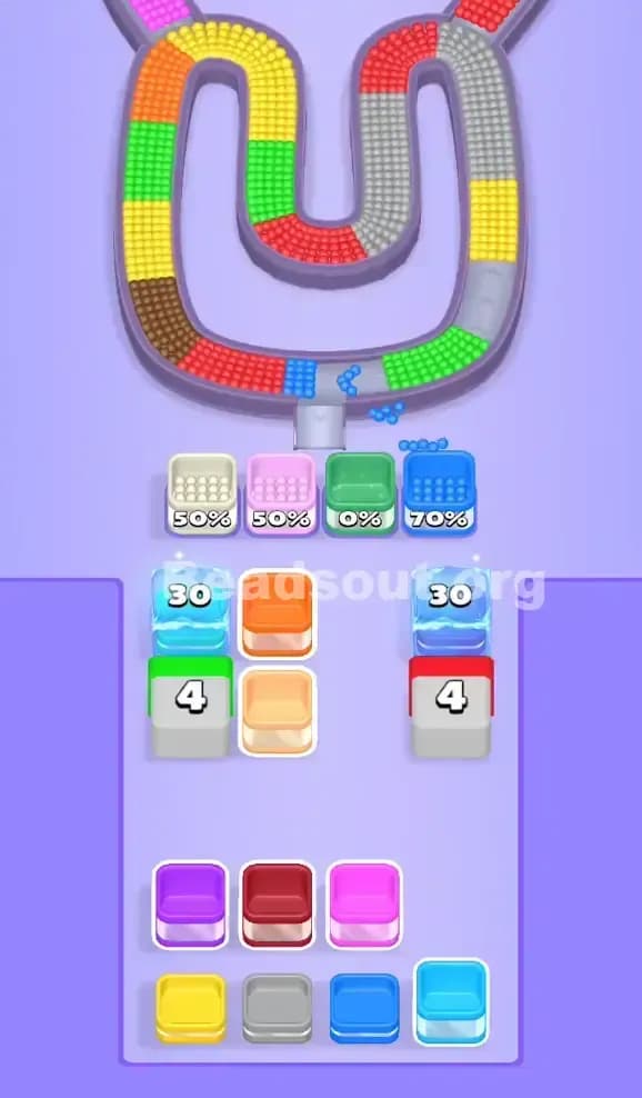 Beads Out Level 100 Solution 1