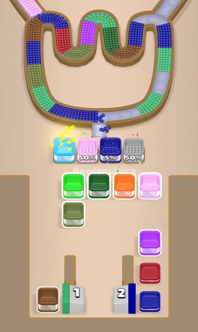 Beads Out Level 822 Solution 3