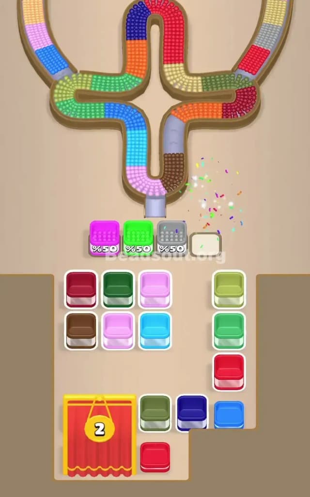 Beads Out Level 220 Solution 1