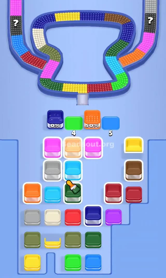 Beads Out Level 730 Solution 1