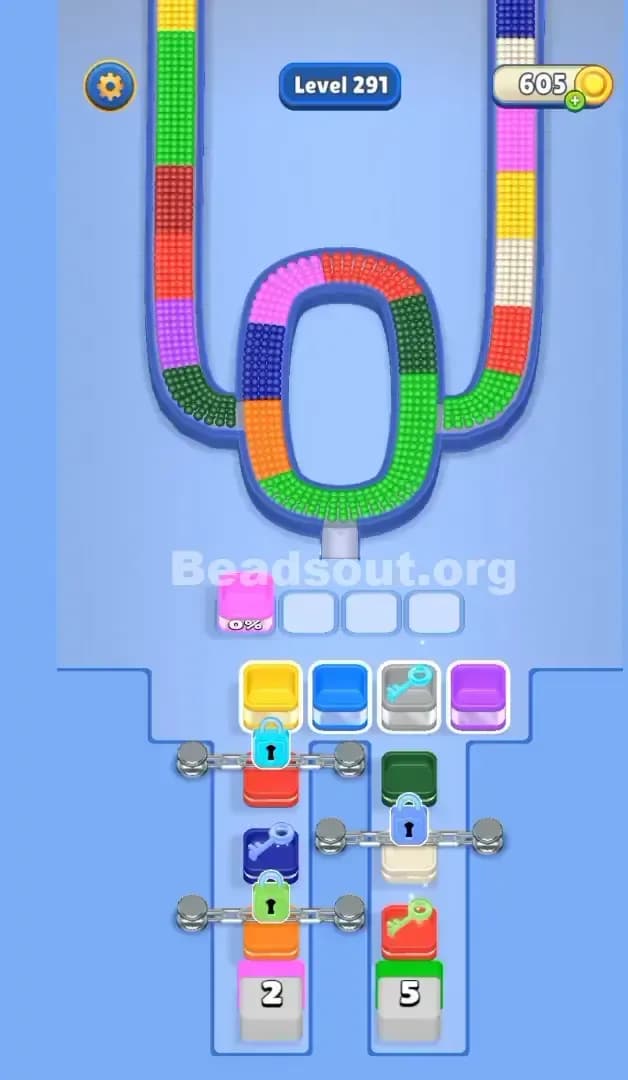 Beads Out Level 291 Gameplay