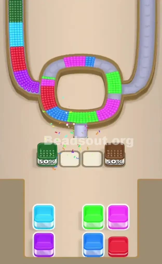 Beads Out Level 175 Solution 2