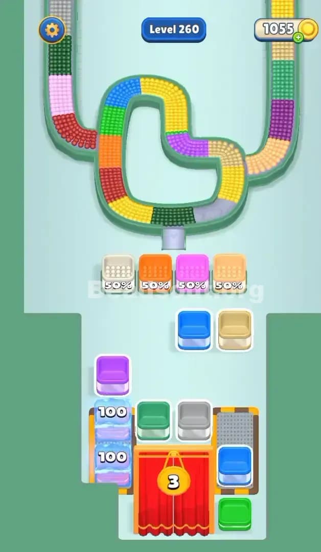 Beads Out Level 260 Solution 1