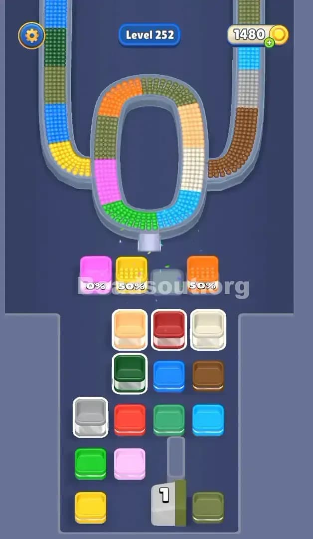 Beads Out Level 252 Solution 1