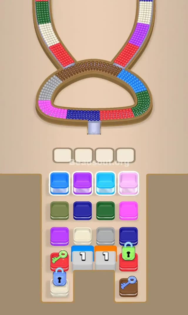 Beads Out Level 884 Gameplay