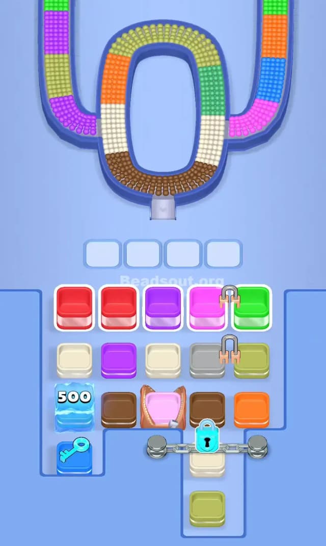 Beads Out Level 886 Gameplay