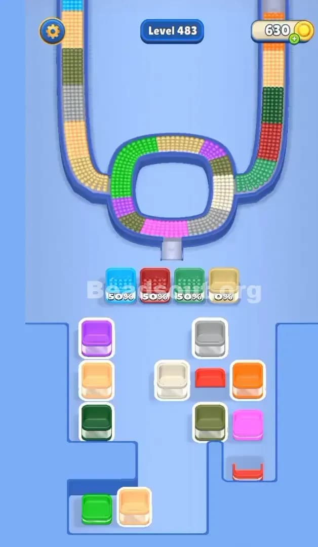 Beads Out Level 483 Solution 1