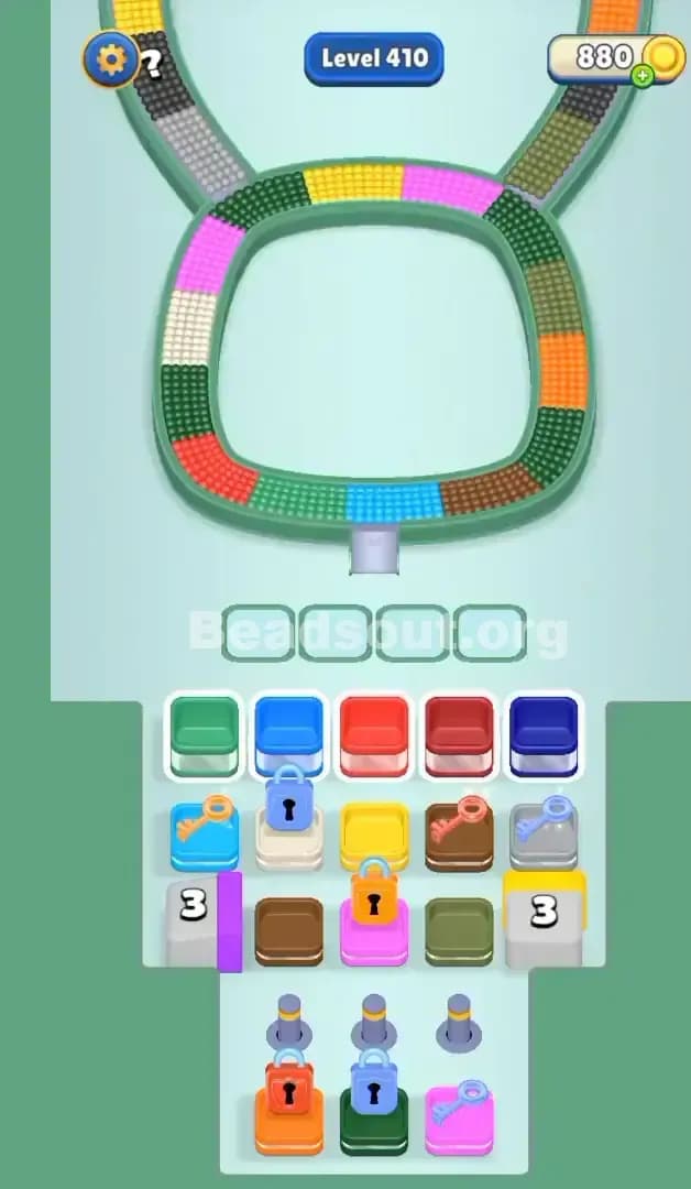 Beads Out Level 410 Gameplay
