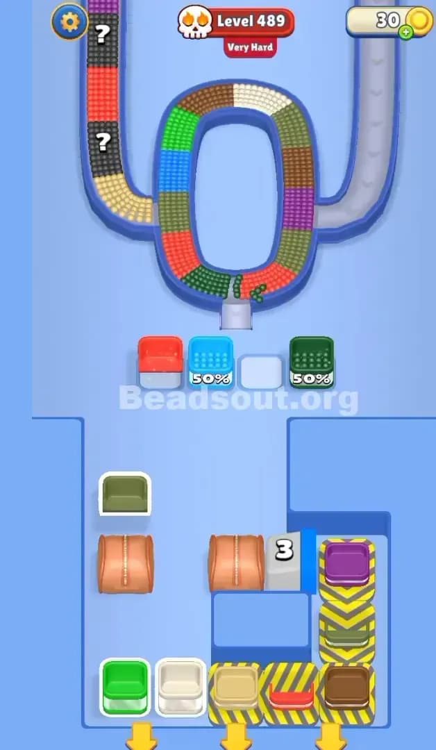 Beads Out Level 489 Solution 2