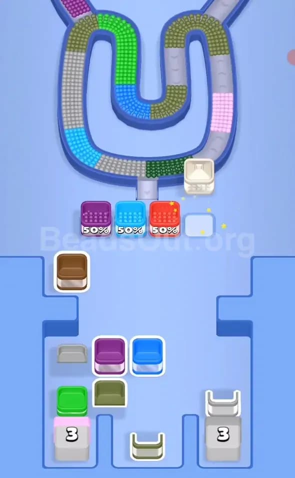 Beads Out Level 550 Solution 2