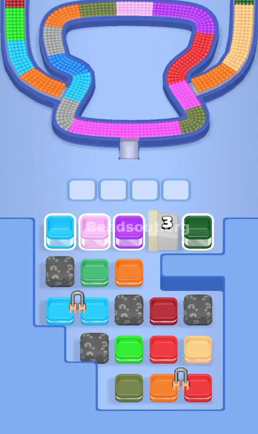 Beads Out Level 74 Screenshot