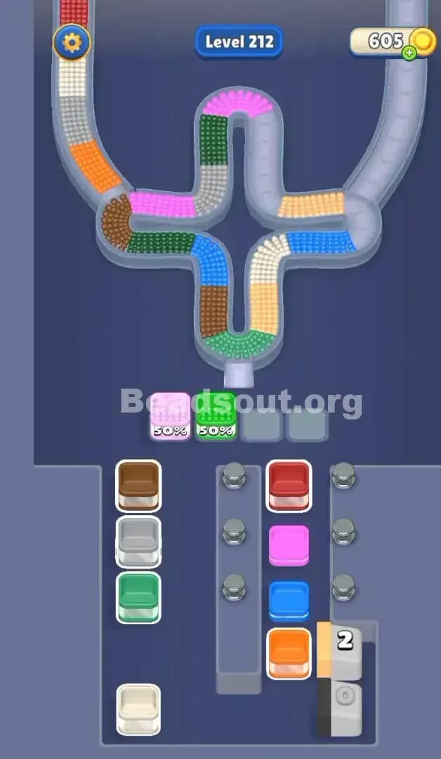 Beads Out Level 212 Solution 2