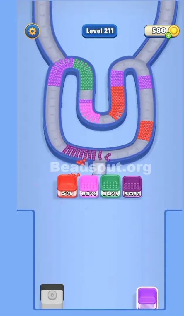 Beads Out Level 211 Solution 3