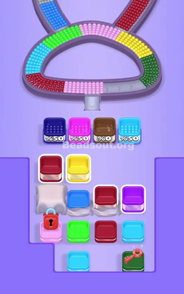 Beads Out Level 240 Solution 1