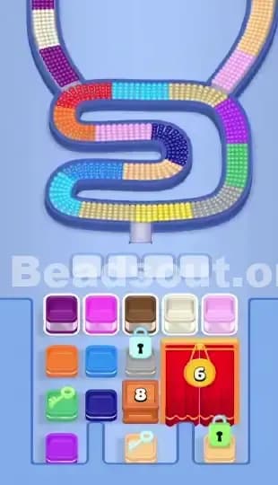 Beads Out Level 283 Gameplay