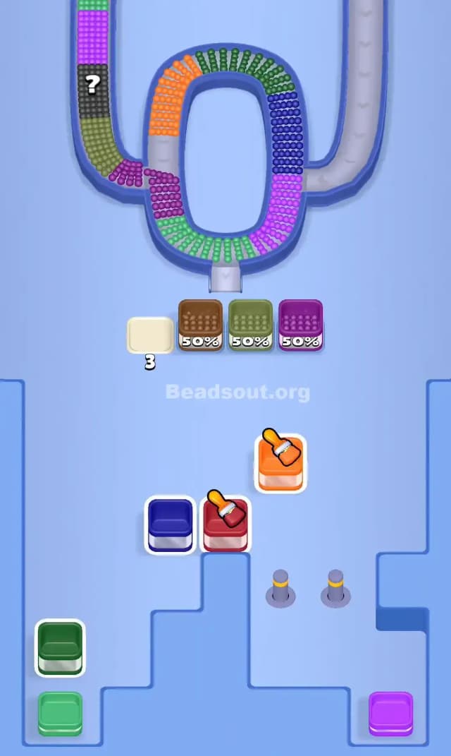 Beads Out Level 744 Solution 3