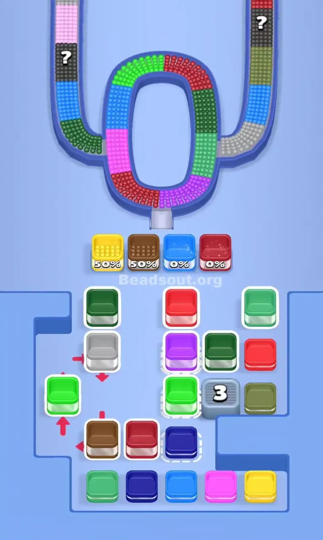 Beads Out Level 717 Solution 1