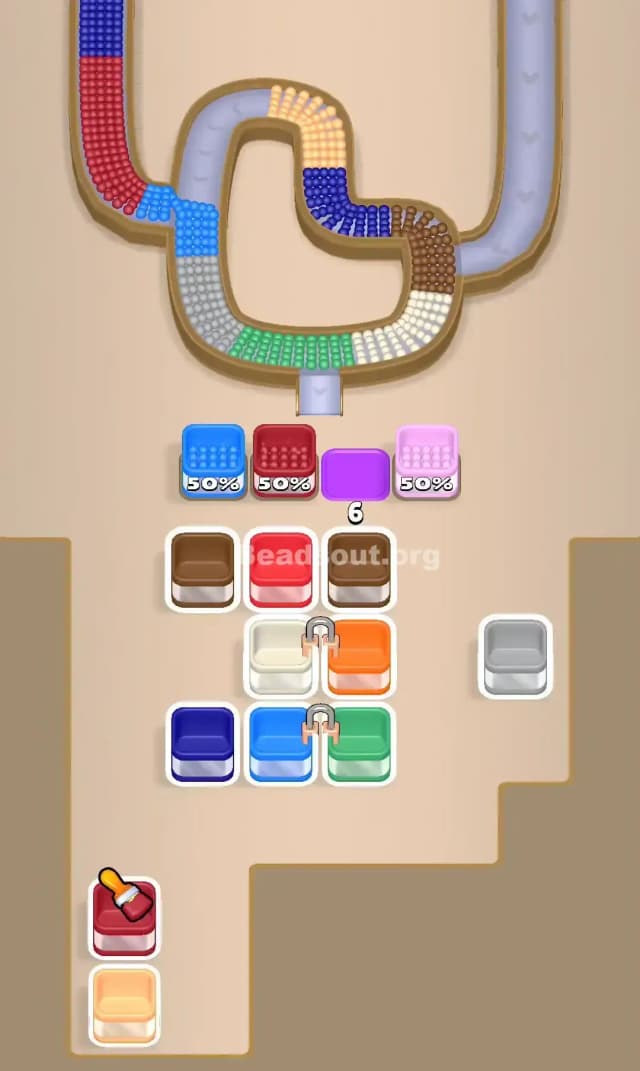 Beads Out Level 708 Solution 2