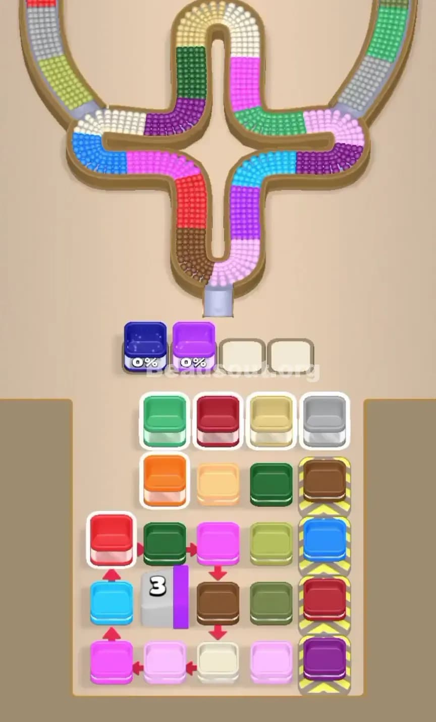 Beads Out Level 672 Screenshot