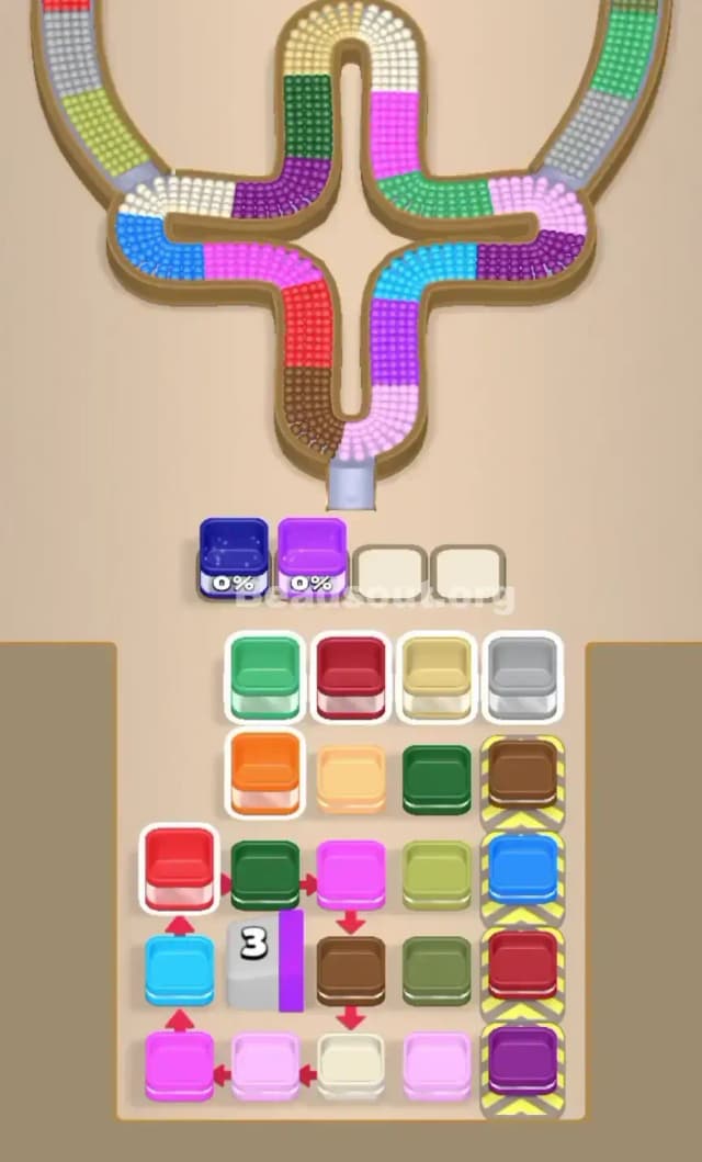 Beads Out Level 672 Gameplay