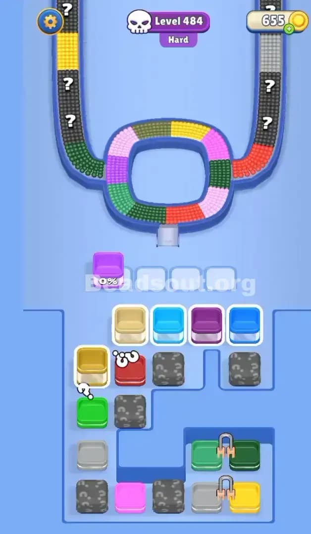 Beads Out Level 484 Gameplay