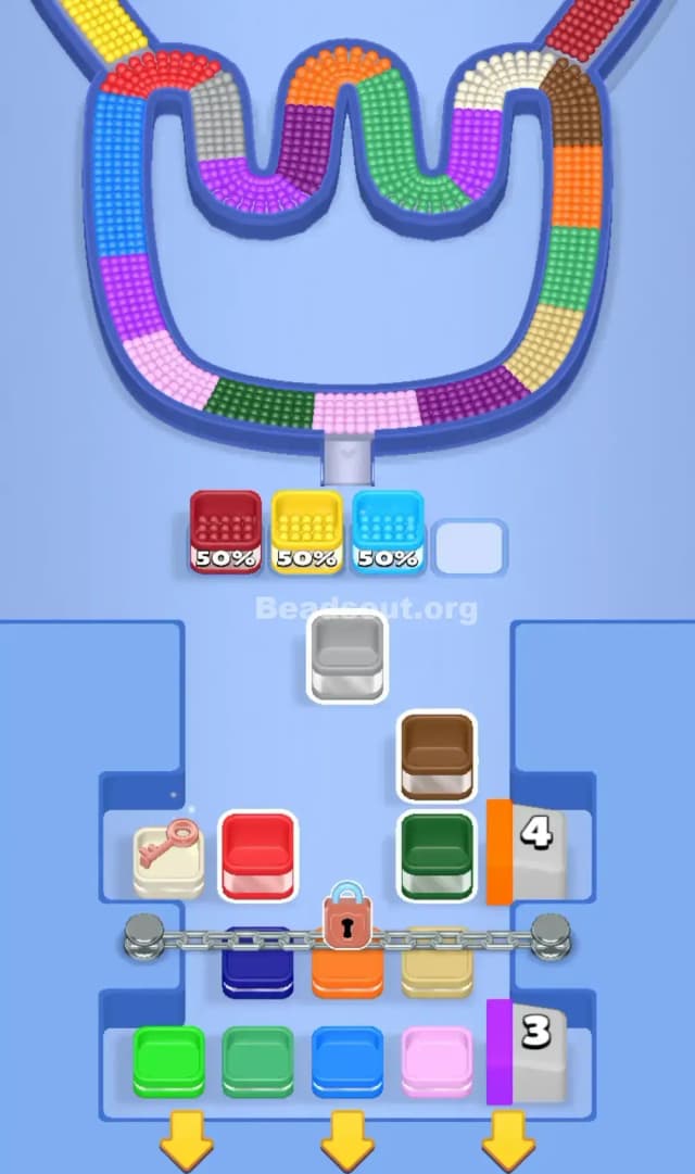 Beads Out Level 203 Solution 1