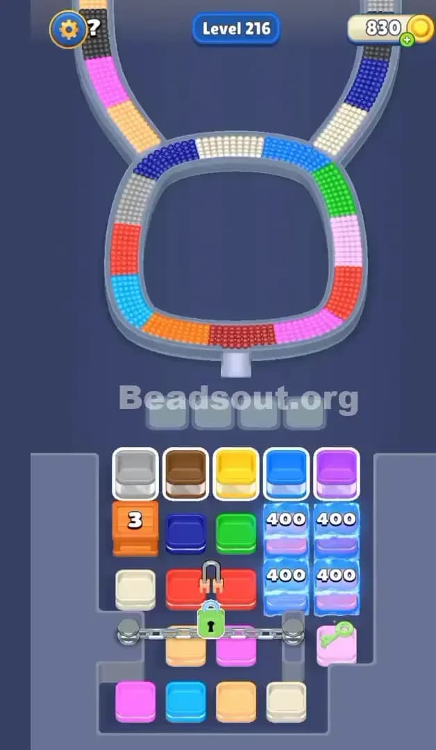 Beads Out Level 216 Gameplay