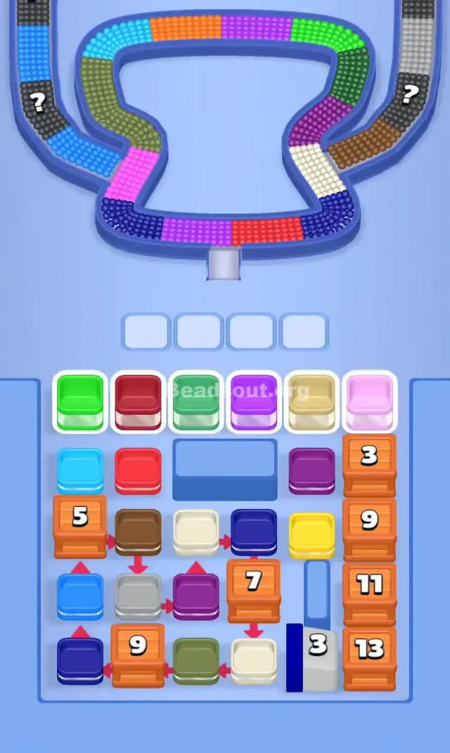 Beads Out Level 691 Gameplay