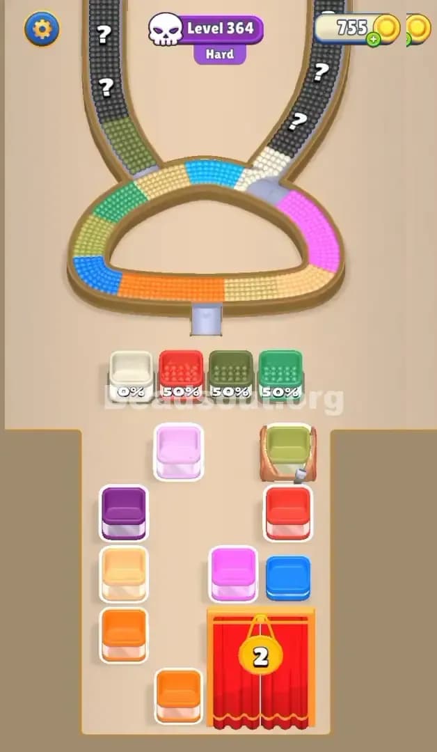 Beads Out Level 364 Solution 2