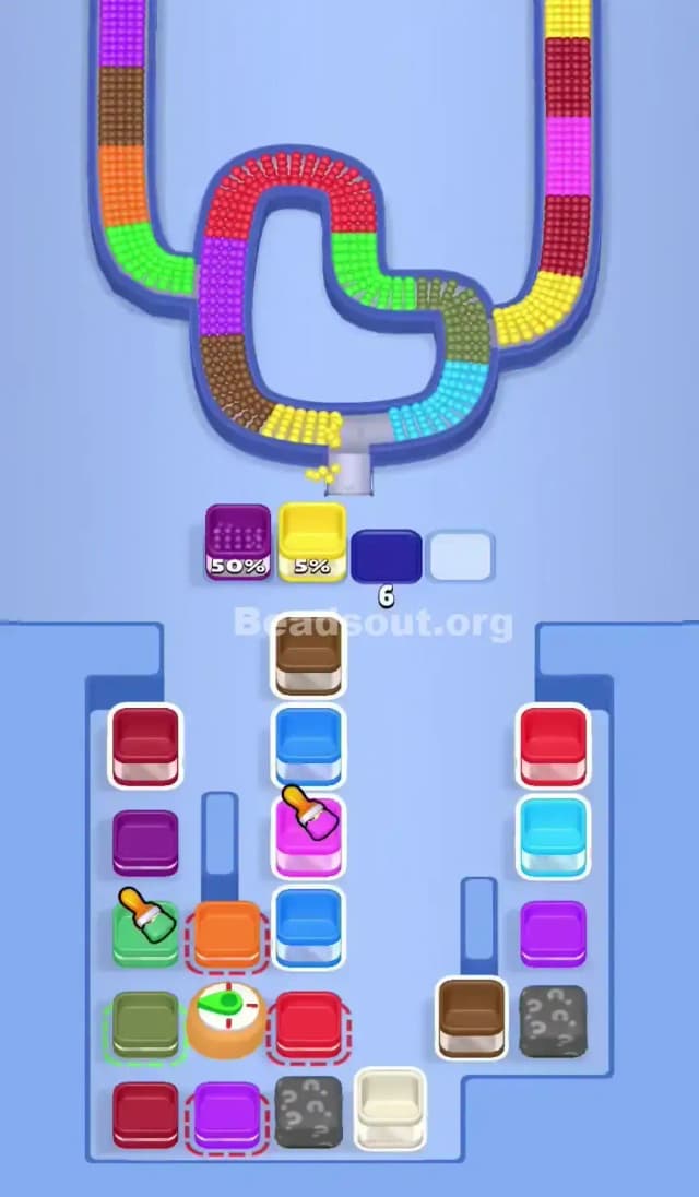 Beads Out Level 747 Solution 1