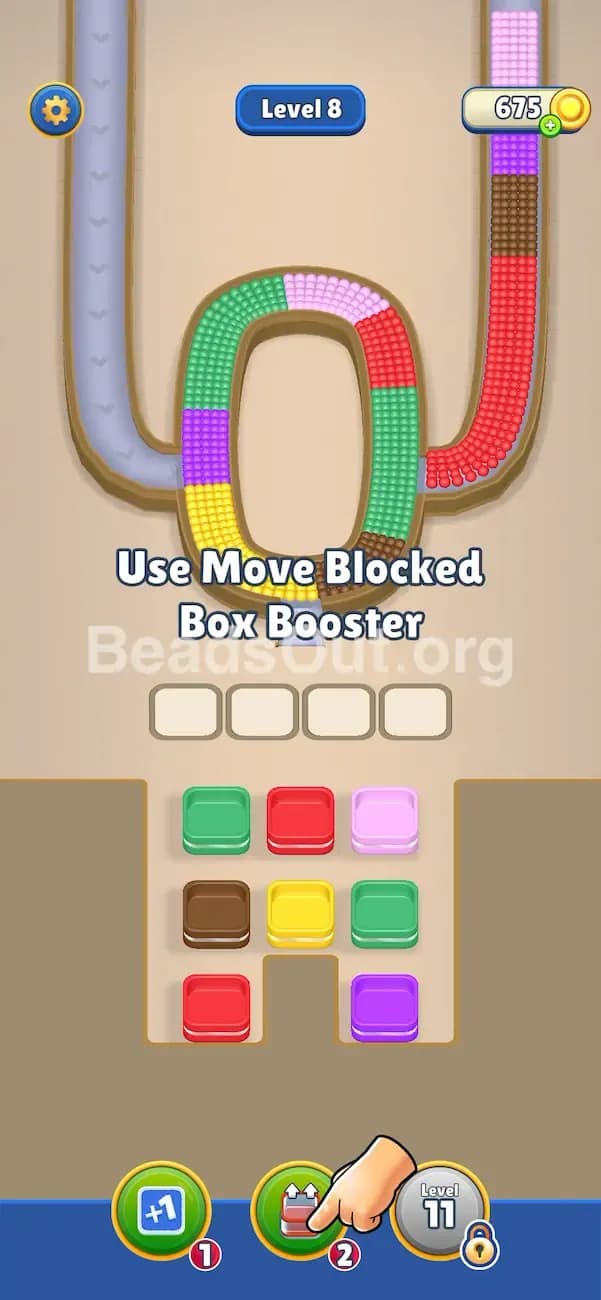 Beads Out Booster: Move Box