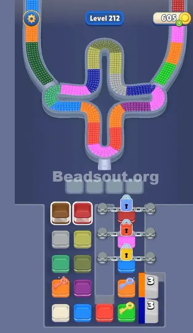 Beads Out Level 212 Screenshot