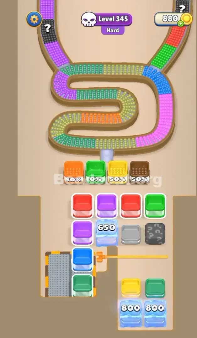 Beads Out Level 345 Solution 1