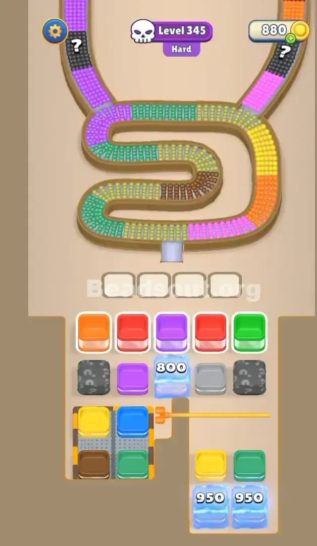 Beads Out Level 345 Screenshot