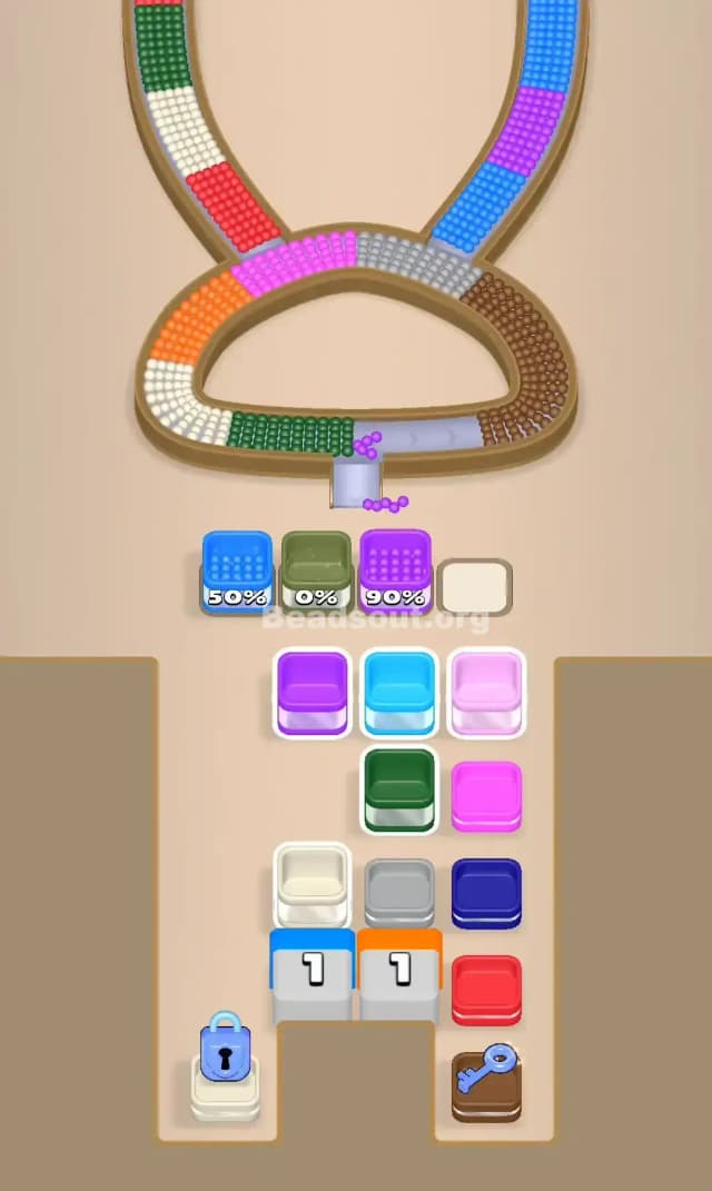 Beads Out Level 884 Solution 1