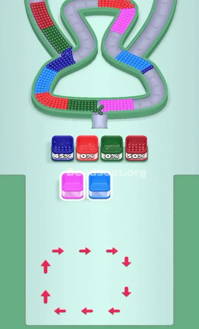 Beads Out Level 654 Solution 3