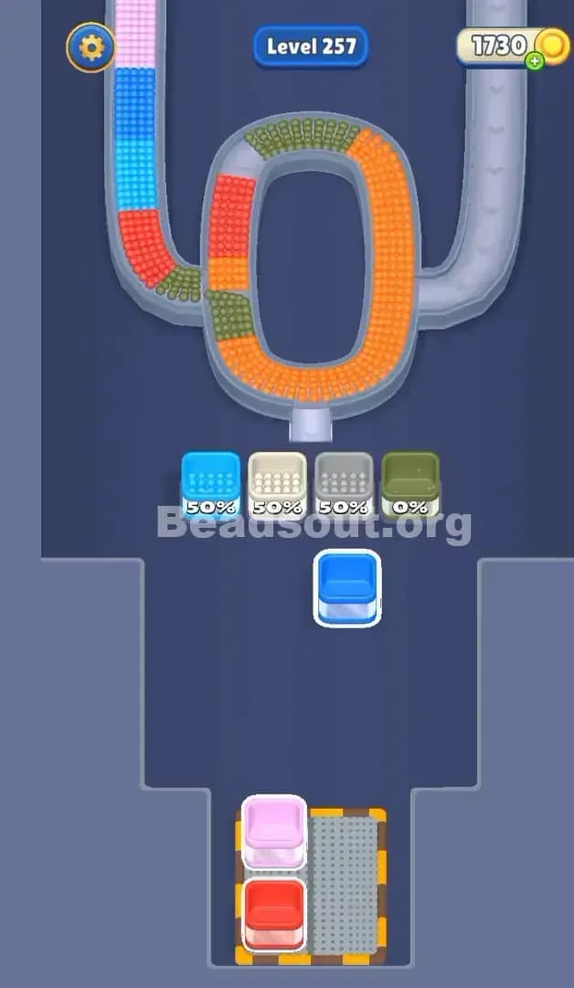 Beads Out Level 257 Solution 2