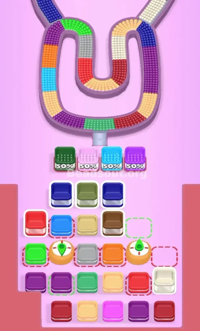 Beads Out Level 610 Solution 1