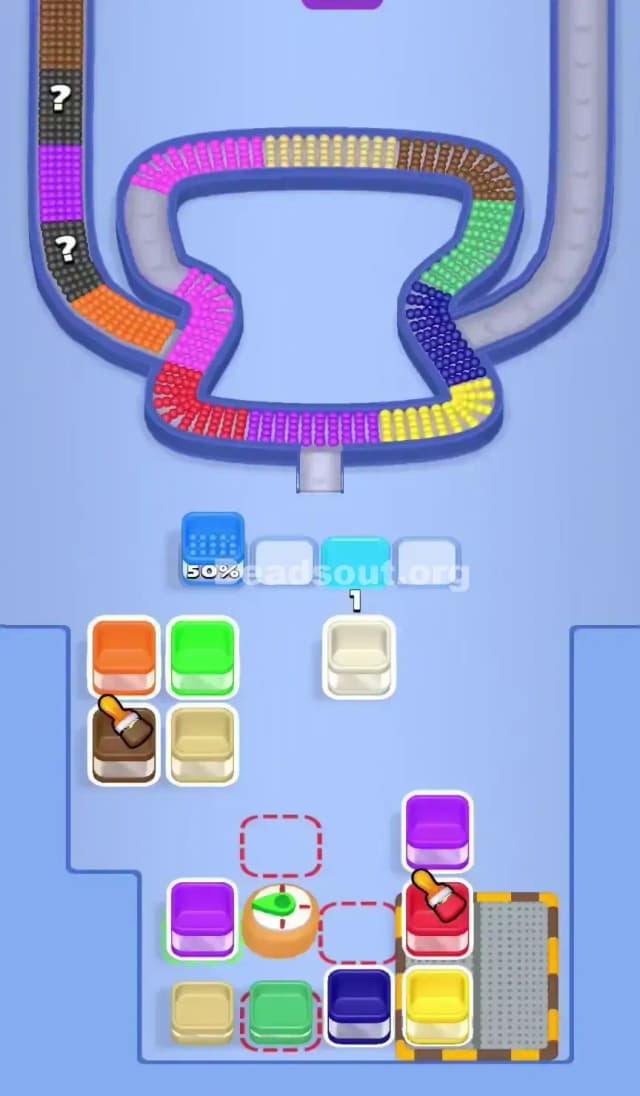 Beads Out Level 704 Solution 2