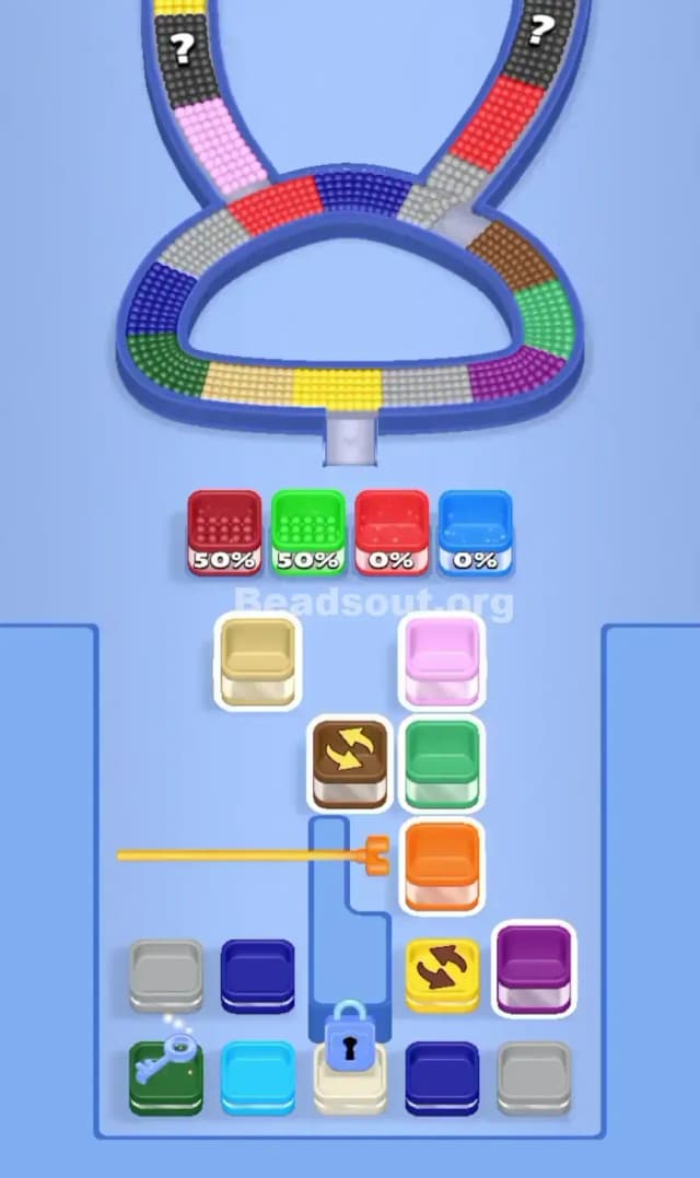 Beads Out Level 490 Solution 1