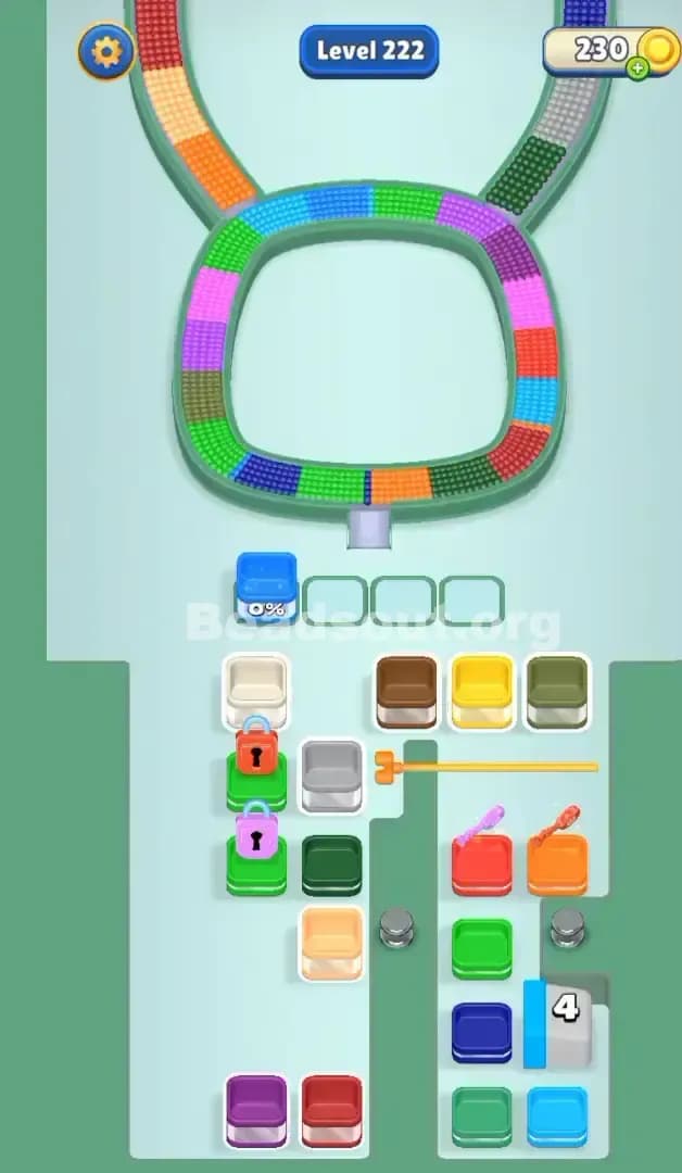 Beads Out Level 222 Gameplay